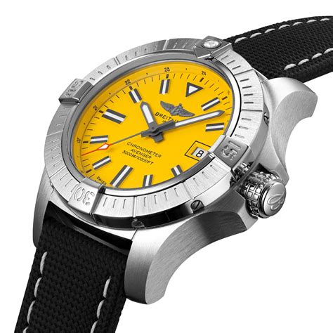 breitling avenger 2 seawolf leather strap|Breitling Avenger seawolf 45.